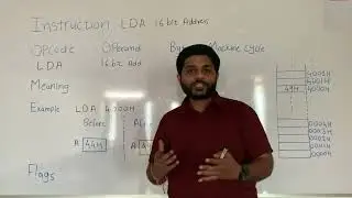 LDA 16bit Address | Microprocessor 8085