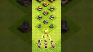 15x Firecracker vs Every Level Cannon || #clashofclans #coc #cocshorts #shorts #firecrackers