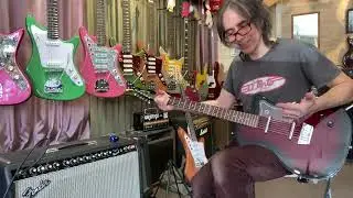 DiPinto Galaxie VI 6 string bass and Danelectro Baritone guitar