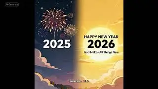 Happy New Year!  &ldquo;HE MAKES ALL THINGS NEW&rdquo;  &ldquo;Behold, I make all things new.&rdquo; &mdash; Revelation 21:5 (KJV)