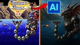 Thunder Force IV in Real Life | All Stages Recreated with AI