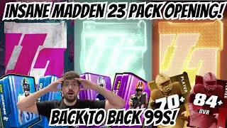 *BACK TO BACK 99S* I OPENED EVERY COIN PACK IN THIS INSANE MADDEN 23 PACK OPENING!