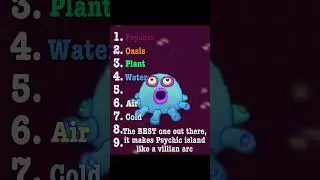 Ranking all Toe Jammers! (MSM only not DOF) #mysingingmonsters #msm #ranking #shorts