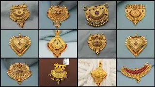 Lightweight 50+ New Gold Mangalsutra Locket Design | Gold Mangalsutra Pendant Collection
