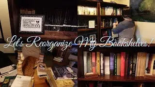 Let's Reorganize My Bookshelves! | vlog