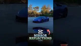 MIRROR REFLECTION TUTORIAL | CAPCUT EDITING TUTORIAL | #shorts #tutorial #edit #viral