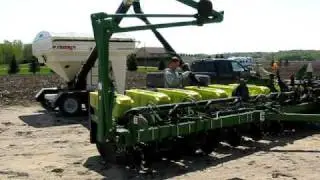 Seed Trolley filling the planter.