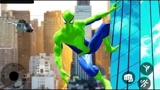 Green Spider Rope Hero Gangster Battle | Frog Spider Ninja City - Live Streaming