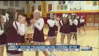 Scecina gets pumped for Friday Football Frenzy