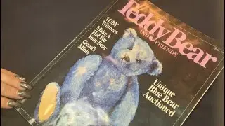 ASMR - Looking at 1994 Teddy bear magazine