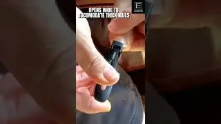 Cut Thick Toenails With Evezr Wide Jaw Nail Clippers.
