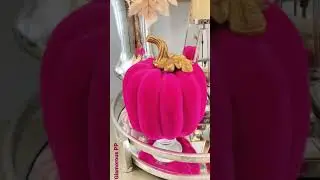 PINK FALL | How To Decorate For Fall | shorts