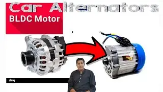 How to convert alternatorr motor into brushless motor or genrator/hindi/urdu