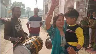 आरव की मासी का हल्दी कार्यक्रम.. आरव ने भी किया खूब डांस