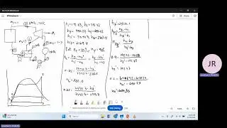 Actual Regenerative Rankine Cycle Analysis (One Open Feedwater Heater)