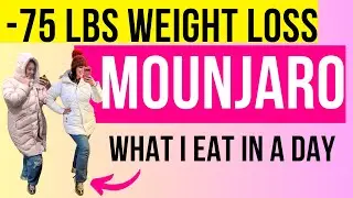 -75lb MOUNJARO WEIGHT LOSS: What I Eat Mounjaro // LMNT Electrolytes Tirzepatide Weight Loss