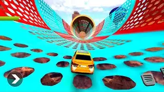 Mega Ramp game 🎯🎯 watch ens funny 🤣😂#car #cargames 