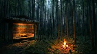【15min Meditation In The Deep Forest 】森の中でたき火と自然で自律神経を整える