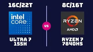 Intel Core Ultra 7 155H vs AMD Ryzen 7 7840HS &ndash; CPU Comparison | Which One is Better?