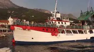 Croatia - Tucepi 2013 - Makarski Jadran - arrival of the ship