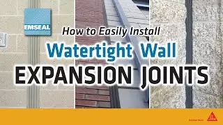 How to Install Watertight Wall Expansion Joints | Step by Step Installation Procedure