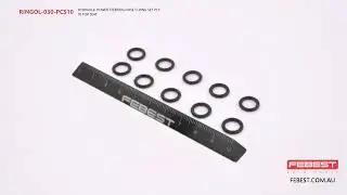 RINGOL-030-PCS10 HYDRAULIC POWER STEERING HOSE O-RING SET PCS 10 FOR SEAT