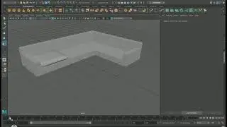 Sofa Set modeling on Maya 2018