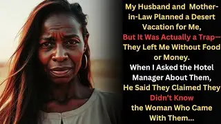 My husband and mother in law planned a desert vacation for me but it was actually a trap 