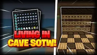 LIVING IN A CAVE SOTW *SUPER RICH* | Minecraft HCF