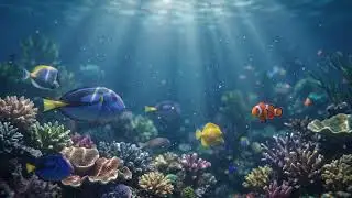 【癒し用BGM】 Tropical Fish Sleep Waves – 海の中の癒し × 深いリラックス