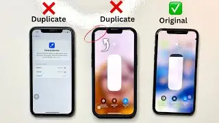 Check iPhone screen Original or Duplicate