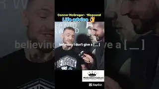 Connor McGregor 15 second life advice #shorts #fyp #motivation #motivational #quotes #advice #viral