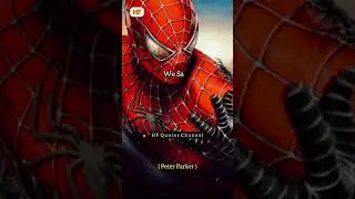 Beautiful Spiderman Quotes #8 😇 Movie Quotes #shorts #movie #inspiration