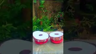 mini tabla from coconut shell ❤️🥰 #coconutshellcrafts #coconutshellart #coconutshellideas