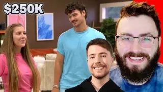 Survive 30 Days Chained To Your Ex, Win $250,000 | Clenday Reacts to MrBeast