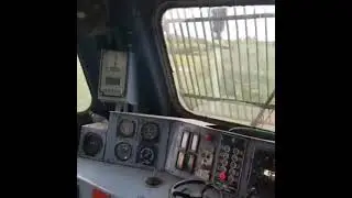 loco cab ride // beautiful view and real sound                  #indianrailway #locopilot