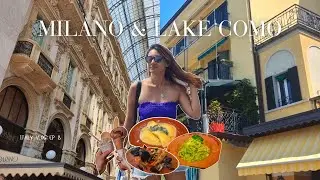 Milan & Lake Como ⛪️🤎💦🇮🇹 | Duomo, Thrifting, Gelatos, Parks, Boat Tour | Italy Travel Vlog