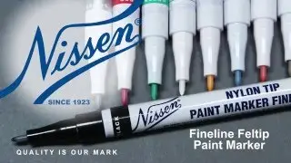 Fine Line Industrial Feltip Paint Marker- Nissen Markers