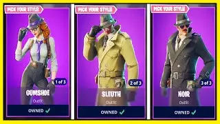 Detective Skins Fortnite Item Shop September 11