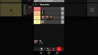 Voice actor tier list