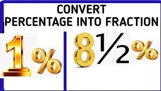 Most important Questions for etea pst,ct,pet,dm test | percent into fraction | write 1% in fraction