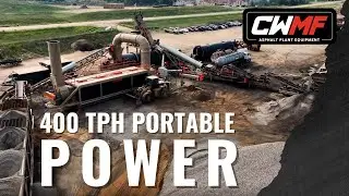 High-Performance 400 TPH Portable Asphalt Plant | Northern Minnesota | CWMF Corp