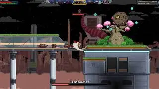 Starbound - Return to Earth Overhauled | Tentacomet Boss Fight