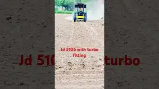 John Deere 5105 With turbo fitting// power of jd