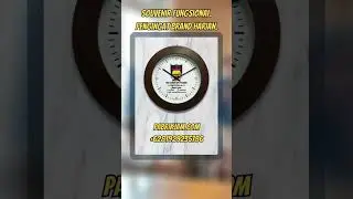 Review Jam Dinding Custom BPK Farmasi - Kualitas Pabrikan Asli