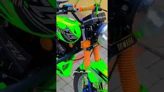 Rx 100 full loaded green colour modified 🥰😛🤩💕😈 #viral #rx100 #yamaha #shorts
