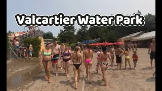 Village Vacances Valcartier : Quebec City Outdoor Waterpark on a hot summer day