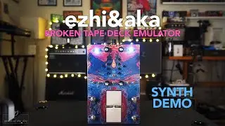 ezhi&aka // Double Tape T Broken Tape Deck Emulator (Stereo Synth Demo)