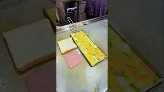 Korean Street Food  INSANE Egg Roll Toast Crazy Cheese & Ham Sandwich Made Right in Front of You