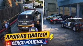 POLICIAL BALEADO! Apoio Urgente em Troca de Tiros e Cerco Policial 🚨💥#brasilandiarp